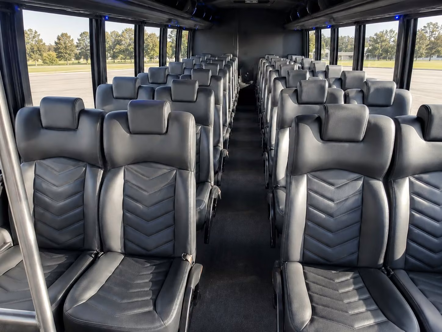 20 passenger minibus interior