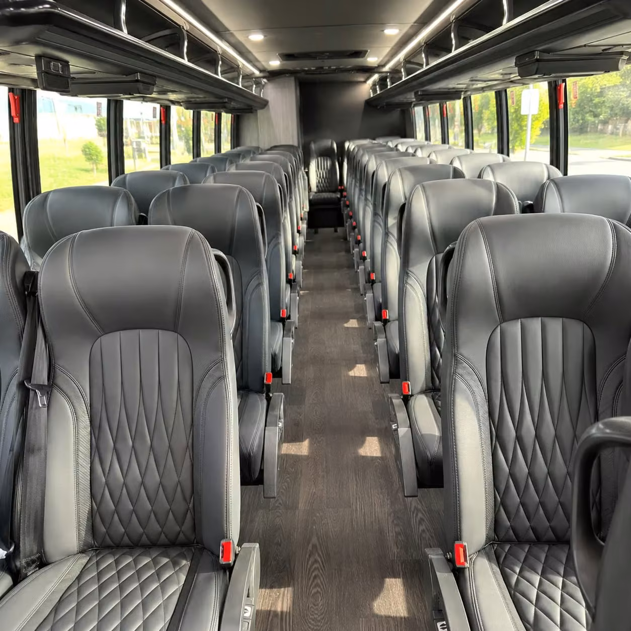 25 passenger minibus interior