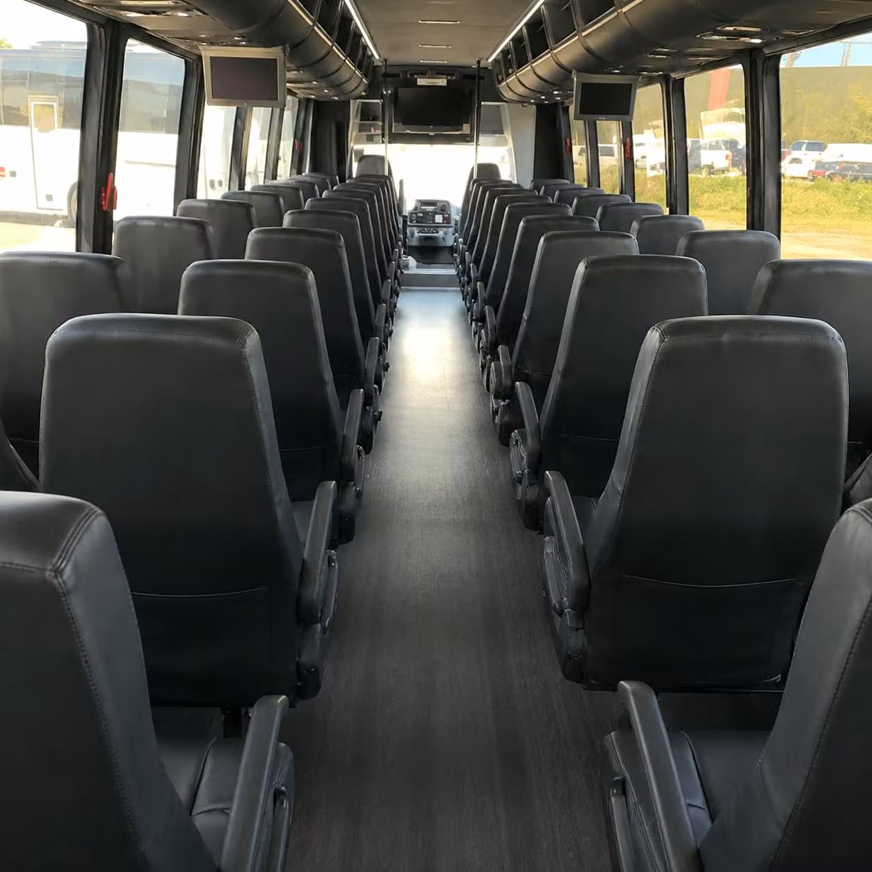 28 passenger minibus interior