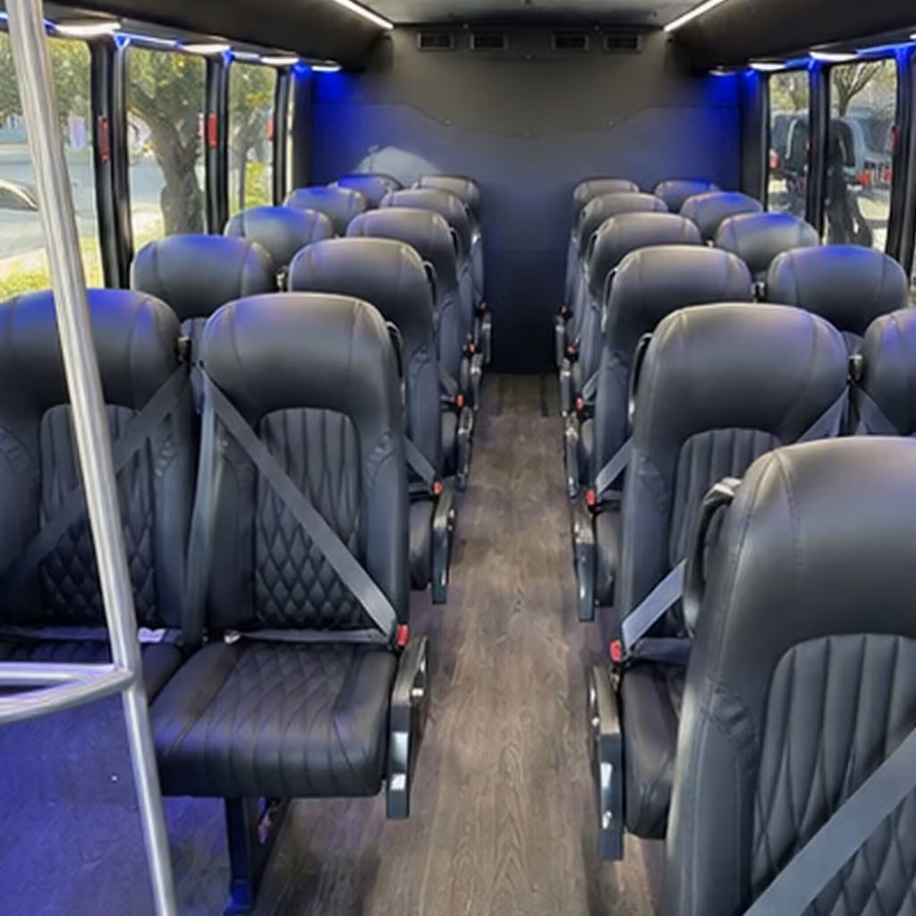 35 passenger minibus inside