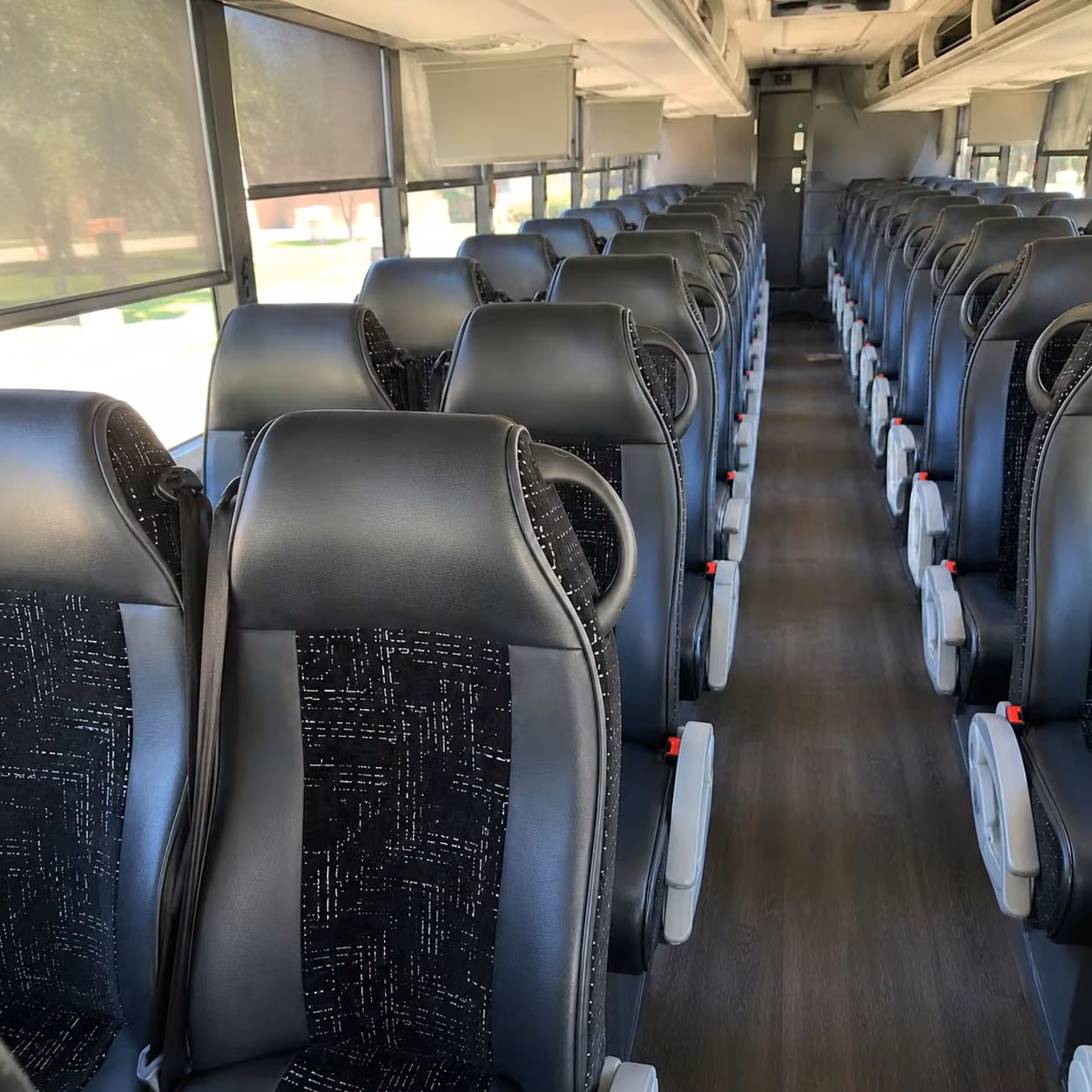 concord charter bus rental inside
