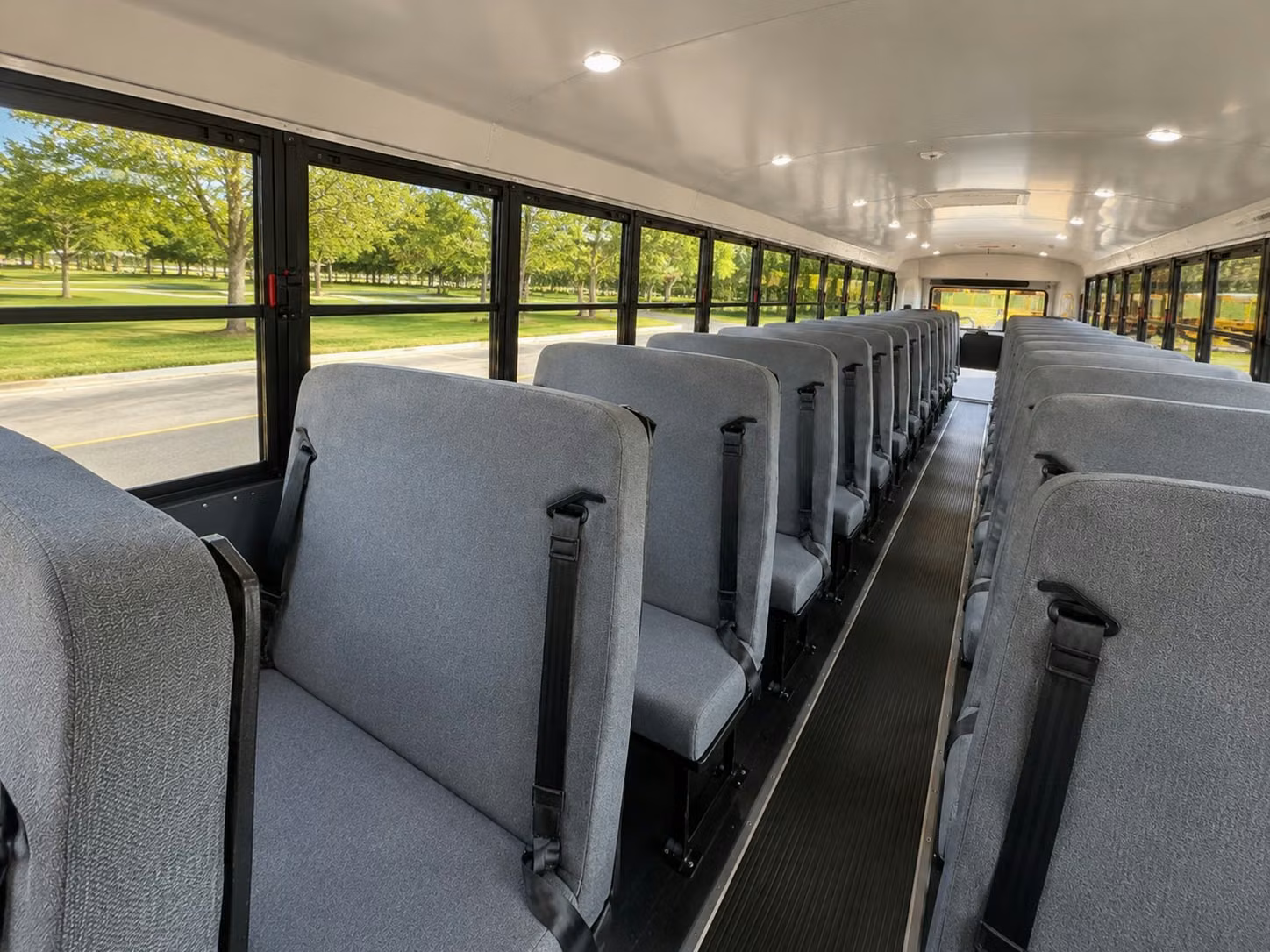 school bus interior